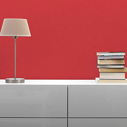 TADESSI WTD M1-No.822 Papier peint intissé pour chambre d'enfant Rouge uni