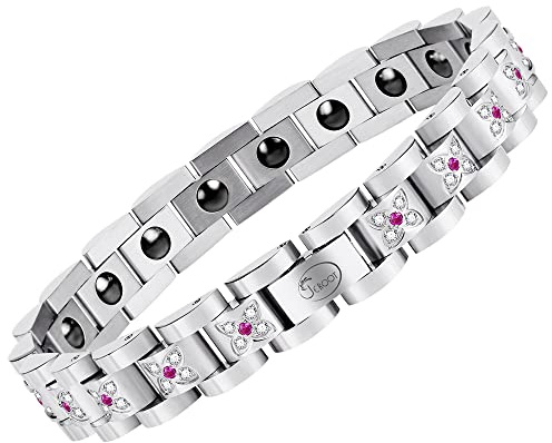 JEROOT Magnetarmband Damen Magnetarmband Verschluss Armband Magnet Armband Edelstahl Häma