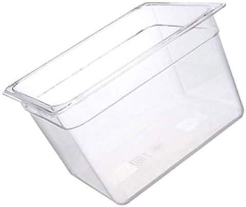 LIFKOME Slow Cooker Behälter Transparent Wiederverwendbarer Kochbehälter Für Sous Vide Multifunktionale Aufbewahrungslösung Für Langsames Kochen Für Zubereitung Von Und Gemüse
