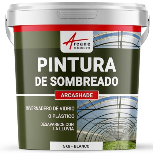 ARCANE INDUSTRIES Beschattungsfarbe für landwirtschaftliche oder industrielle Gewächshäuser - ARCASERRE Weiß - 5 kg