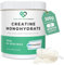 Creapure® Creatine Monohydrate Powder 300g – 60 Servings – Creavitalis® Micronised Vegan Creatine – Unflavoured, Fast Mixing – Muscle Growth, Strength, Power – 3rd Party Tested, UK Brand