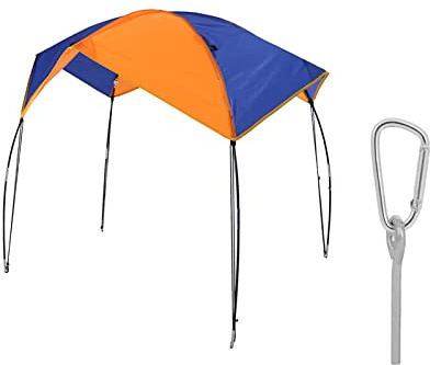 Glomora 4 Personen Boots-Sonnenschutz, Schlauchboot Markisen, Bootsüberdachung, Sonnenmarkise für Schlauchboot, Floß, Kajak (4 Personen) (geeignet für 68351) (68347 Markise (2 Personen))