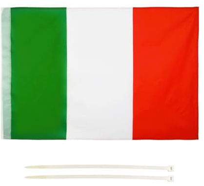 LEIVESTE - Väderbeständig flagga med ögla för flaggstången (Italien, 150 x 210 cm)