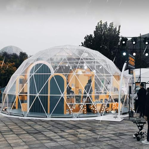 ZXINXIN Tende a Cupola da Giardino 12 * 7,2 Piedi, Tende a Bolla da Giardino Resistente alle intemperie, casa a Cupola da Giardino Trasparente per Esterni, Feste