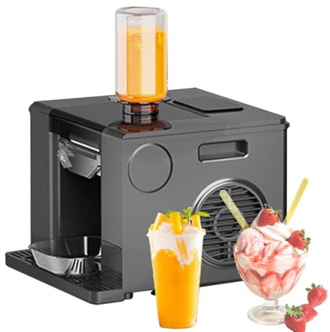 Máquina de hielo afeitado, enfriamiento rápido, 60 kg/24 horas, para helados caseros y uso en fiestas