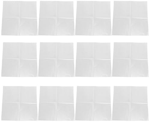 LAPYAPPE Pellicola Solubile in Acqua per Ricamo in PVA e Carta, 5 Set di Stabilizzatori Strappabili 25x25 Cm per Creare Disegni e Riparare Jeans e Cappotti
