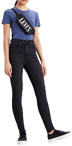 Levi's dam Jeans Mile High Super Skinny Jeans, Black Ground, 26W / 30L