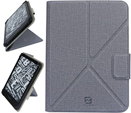 ZhaoCo Universal Hülle für 6.8'' Kindle Paperwhite 2021/7‘’ Paperwhite 2024/7'' Colorsoft Signature Edition 2024 - Grau