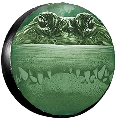 Gator Lurking grüne Reifentaschen, Ersatzreifen-Abdeckung, wetterfest, universell passend für Reifendurchmesser von 68 - 74 cm