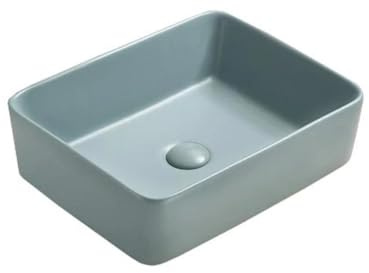 Mexen Lavabo de baño con un solo cuenco Catia - Verde claro mate - 21314848