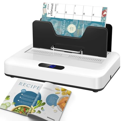 Thermobindemaschine, 1-60 mm, Wärmebindebindung mit 20 Deckeln, für Dokumente im A4/A5-/Brief-Format, ideal für Business, Büro und Zuhause