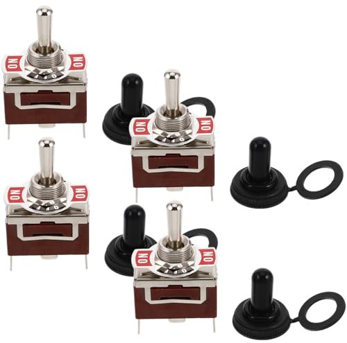 Cabilock 4sets Interruttore a Bilanciere Vie Parte Di Interruttore a Bilanciere Per Auto Robusta Costruzione Affidabile Utile Per Auto e Barche Facile Installazione