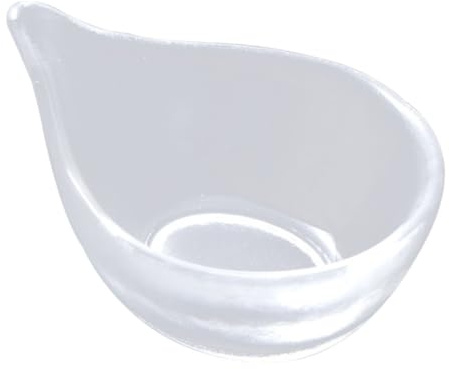 OFFIGAM Cuenco de Vidrio Fácil de Limpiar y Práctico para Aceites Esenciales y Mascarillas Faciales Adecuado para Spa y Salones de Belleza