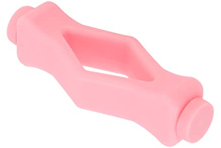 Front Load Washer Door Prop, Washing Machine Door Prop Stopper Mouth Shape Magnet Washer Holder for Most Washing Machines (Pink)