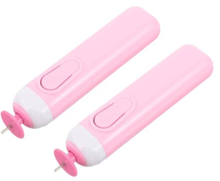 Artibetter Outils de Quilling Électrique Automatisés 2pcs en Plastique Rose pour Bricolage Maison, Stylo à Enrouler et Friser Le Papier, pour Travaux Manuels DIY