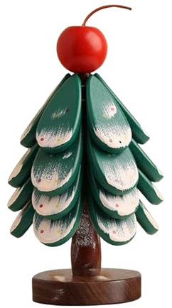 Yhsioaklo sous-Verre Arbre en Bois | sous-Verre de Table en Forme de Sapin de Noël,Pièce Maîtresse de Fêtes Hivernales Base pour Boissons | pour Casseroles Assiettes Bols Tasses