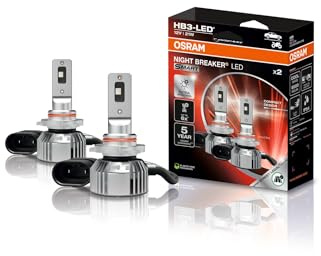 OSRAM NIGHT BREAKER LED SMART HB3; 6000K, reflektor-LED:er är ljusa och praktiska, perfekta för förvaring i olika färger; 12V