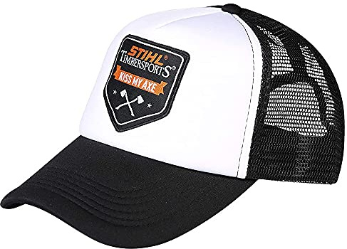 Stihl Casquette de Camionneur, Noir, Blanc, Taille Unique