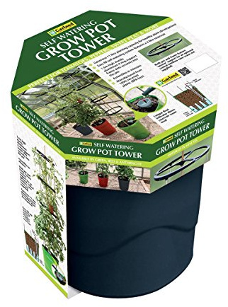 Garland Self Watering Grow Pot Tower - Anthracite