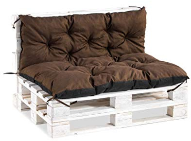 Mayaadi-Home Palettenauflage Palettenkissen Kissen Palettensofa Euro Paletten Polster MH-TMPA Braun
