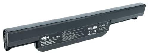 vhbw Akku kompatibel mit Asus A53SV | A53SM, A54HO, A53U, A53TK, A53TA, A53T, A54H, A54C, A54, A53Z Notebook (5200 mAh, 10,8 V, Li-Ion)