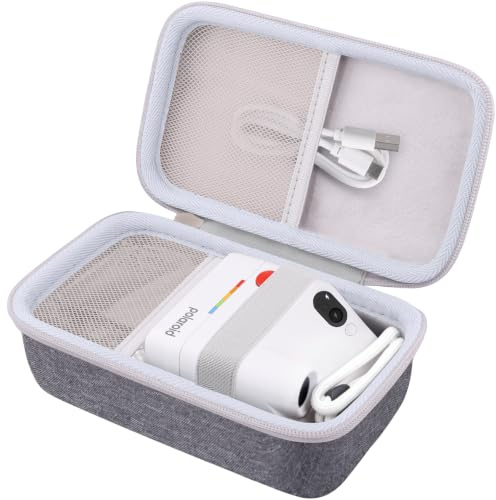 Khanka Étui Rigide pour Polaroid Go Gen 3/Gen 2 Appareil Photo Instantané | Compatible avec Polaroid Go Gen 3/Gen 2 Appareil Photo Instantané;Étui Rigide de Rangement,Gris,Étui uniquement