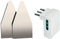 VIMAR Fp00521.C.B Presa Multipla Con Interruttore Luminoso, 2 Prese Universali, 4 Biprese Sicury & Ri.00311.B Adattatore Multiplo Salvaspazio Con 3 Uscite Bpresa Sicury 2P+T 16 A