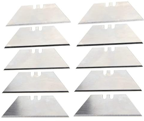 Taglierina in pelle larga 2,5 mm/4 mm per tagliare i coltelli in pelle con nastro per intrecciare le cinghie di nastro in pizzo e cuoio (10 lame)