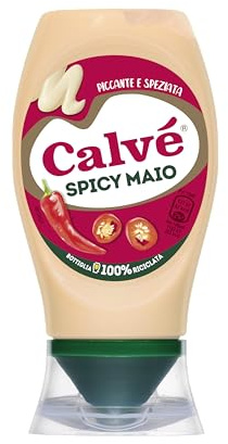 Calvé Spicy Maio, Top Down 250ml, piccante e speziata