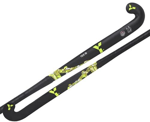 Y 1 Hockey, LB 50, bastone da hockey, 50% carbonio, bastone da hockey su prato, attrezzatura sportiva per bambini, gamma Paris, 37,5