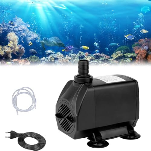 Mini pompa dell'acqua per acquario, piccola pompa sommersa per acquario, pompa fontana, 35W-2000L/H