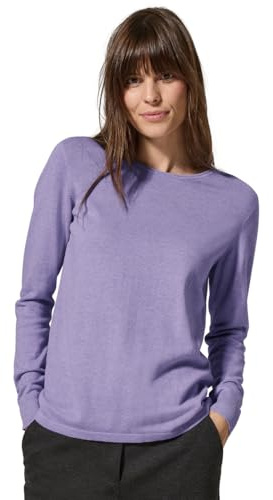 Cecil B302754 Maglione a Maglia fine, Lilla, XS Donna