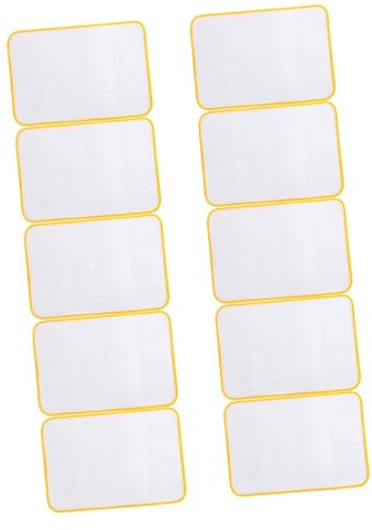 Alipis 10 Pezzi Tappetino Da Stiro Panno a Rete Per Stirare Pad Protettivo Da Stiro Pad Da Stiro Per Tavolo Panno Pressato Rete Yellow Rete in Poliestere