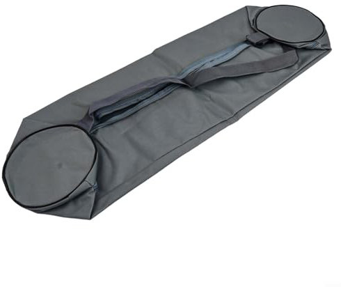 Tragbare Yogamatten-Tasche, wasserdicht und stilvoll, durchgehender Reißverschluss, verstellbarer Gurt (grau)
