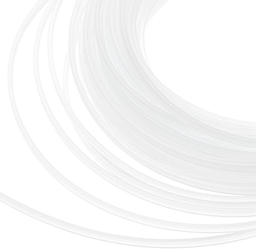 BENECREAT Palillos de corsé de plástico, 5 mm x 20 m, palitos de corsé para coser, transparentes, blancos, palitos de corsé de plástico, vestidos de novia, vestidos de noche, sombreros, sombreros de