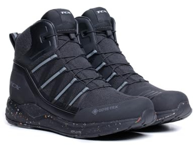 TCX - Speedtrek Gore-Tex casual motorcykelskor urban motorcykelskor för herr, svart/svart, 44