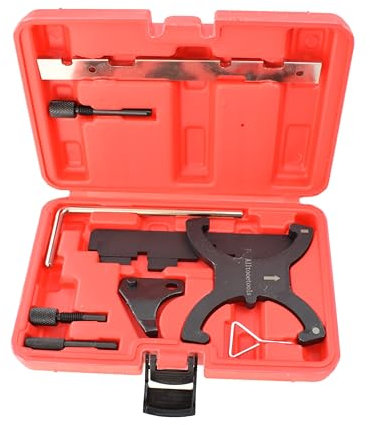 Alltooetools 9PCS Engine Timing Camshaft Locking Tool for Ford fusion Escape Focus Fiesta Mazada 1.25 1.4 1.6 1.7 1.8 2.0 2.3 2.5 16V, 1.5 1.6 VVT Ecoboost, 1.6Ti-VCT