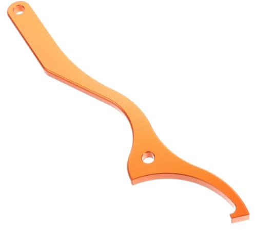 Anneome Gewindefahrwerk Schraubenschlüssel Spanner Hinterrad Stoßdämpfer Einstellwerkzeug Sag Werkzeug Für Dirt Bike Orange