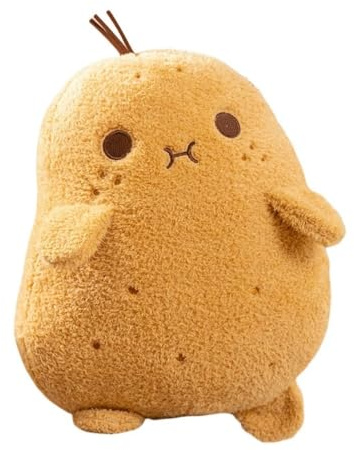Xshelley 25 cm Potato Plush Toy Pillow,Soft Stuffed Food Potato Plushie Pillow Toys Doll Decorative Throw Pillows for Kids Boys Girls Birthday Xmas Gift