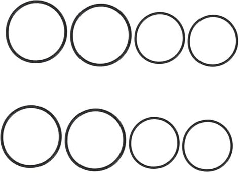 Kisangel 8pcs Silicone Bike Stopwatch Base Band Durable and Elastic Stopwatch Fixator for Cycling Gear Easy to Install Bike Supplies