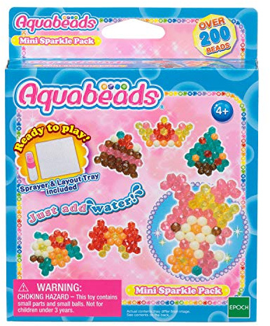 Aquabeads 32758 Mini Glitzerspielset - Bastelset, AB32758, glitzernde perlen.