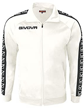 Givova Unisex Tricot Band Jacke, Weiß, XL