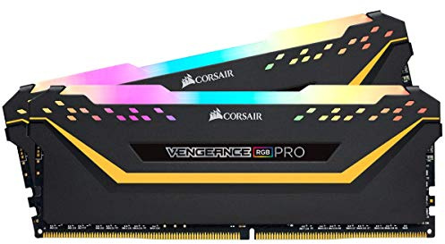 Corsair MEMORIA VENGEANCE DDR4 3200MHZ 32GB 2X16GB DIMM UNBUFFERED 16-20-20-38 XMP 2.0 PRO BLACK TUF GAMING RGB LED BLACK PCB 1.