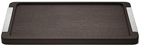 Georg Jensen Bernadotte Tray Wood & Stainless Steel