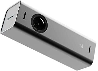 LUMINA Webcam 4K : Webcam de qualité Studio alimentée par l'IA. Ayez fière Allure à Chaque Appel vidéo. Compatible Mac et PC (Atomic Grey)