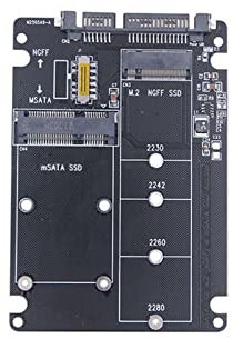 WANGCL M.2 NGFF to SATA Adapter MSATA to SATA 3.1 converter for 2.5 Hard Disk Drive
