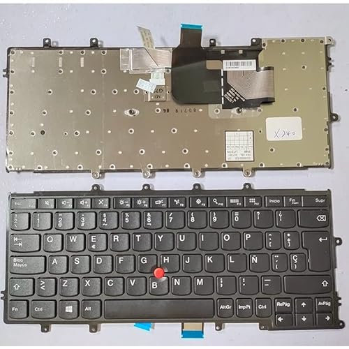 YANHAO [Laptop-Tastaturen] US/RU/SP/LA/JP/AR Laptop-Tastatur for Lenovo for Thinkpad X230S X240 X240S X250 X250S x240i X270 X260S Laptop ohne Hintergrundbeleuchtung (Color : SP LA)