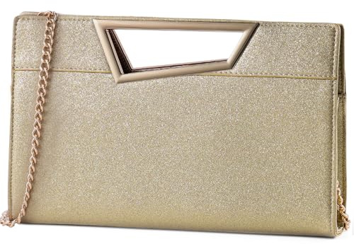 VX VONXURY Clutch Damen Elegant, Elegante Umhängetasche Klein