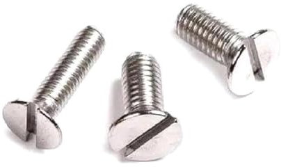 M1,6 Senkkopfschrauben mit Schlitz, One-Word-Flachkopfschrauben, Edelstahlbolzen, 3–16mm lang, 50 Stück, 50 Stück, M1,6x12mm