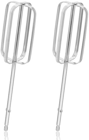 2pcs Hand Mixer Beaters Attachments, Stainless Steel Hand Mixer Replacement Beaters Electric Parts for 62682RZ 62692 62695V 64699 (4 Sticks)